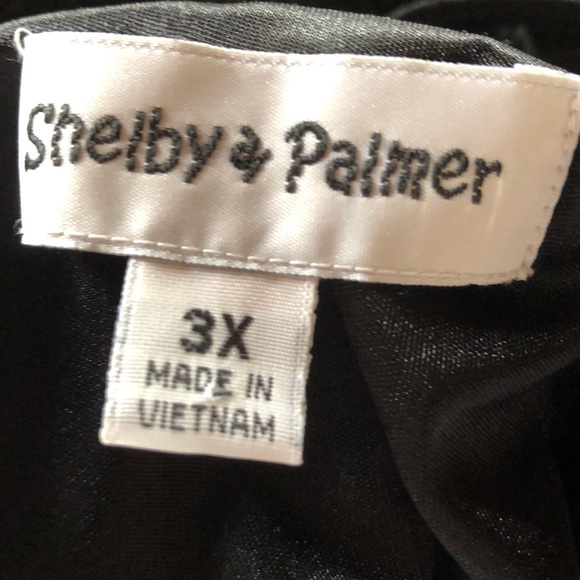 SALE! Gorgeous Plus Size Black Sleeveless Dress - Picture 5 of 6